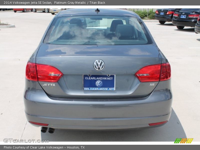 Platinum Gray Metallic / Titan Black 2014 Volkswagen Jetta SE Sedan