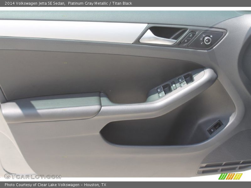 Platinum Gray Metallic / Titan Black 2014 Volkswagen Jetta SE Sedan