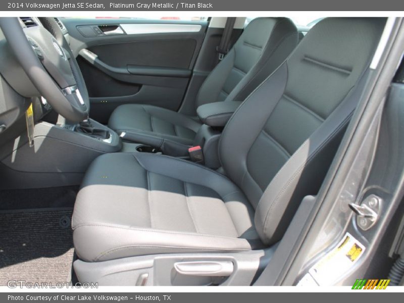 Platinum Gray Metallic / Titan Black 2014 Volkswagen Jetta SE Sedan