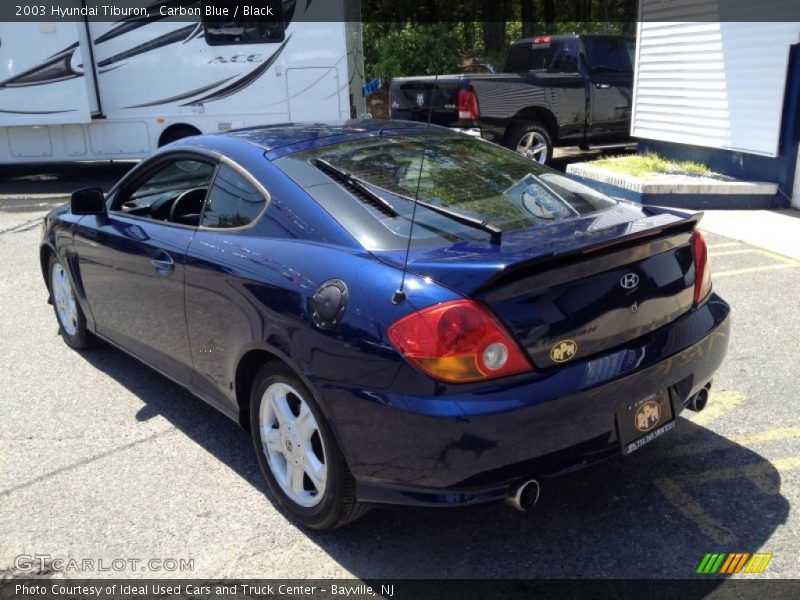 Carbon Blue / Black 2003 Hyundai Tiburon