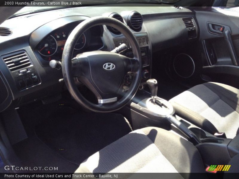 Carbon Blue / Black 2003 Hyundai Tiburon
