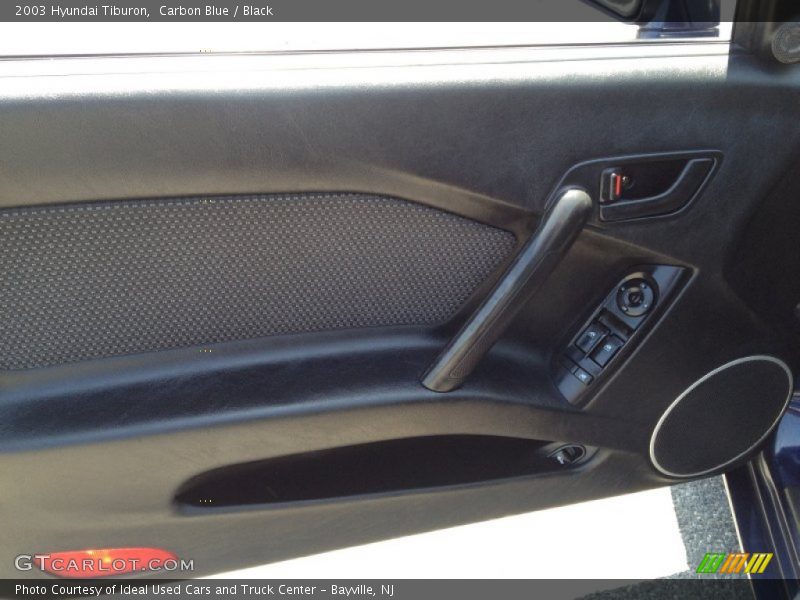Carbon Blue / Black 2003 Hyundai Tiburon