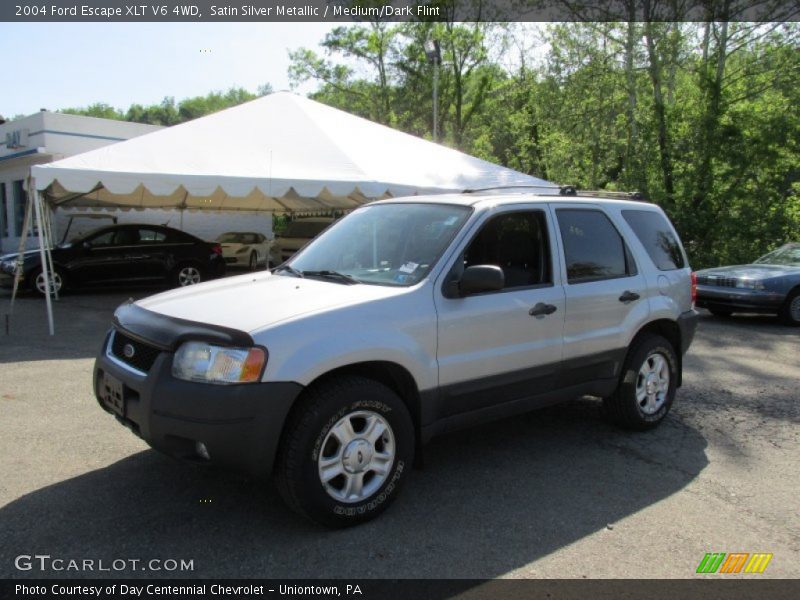 Satin Silver Metallic / Medium/Dark Flint 2004 Ford Escape XLT V6 4WD