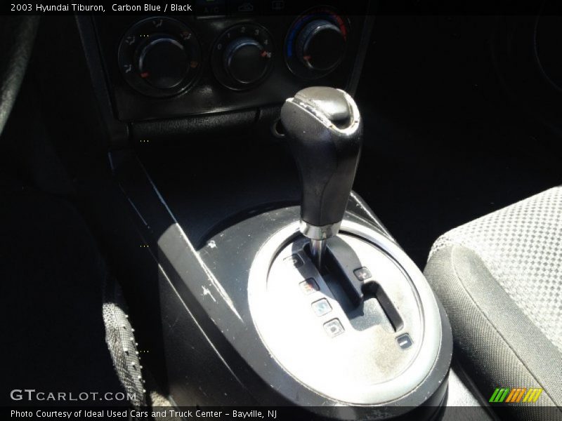 Carbon Blue / Black 2003 Hyundai Tiburon