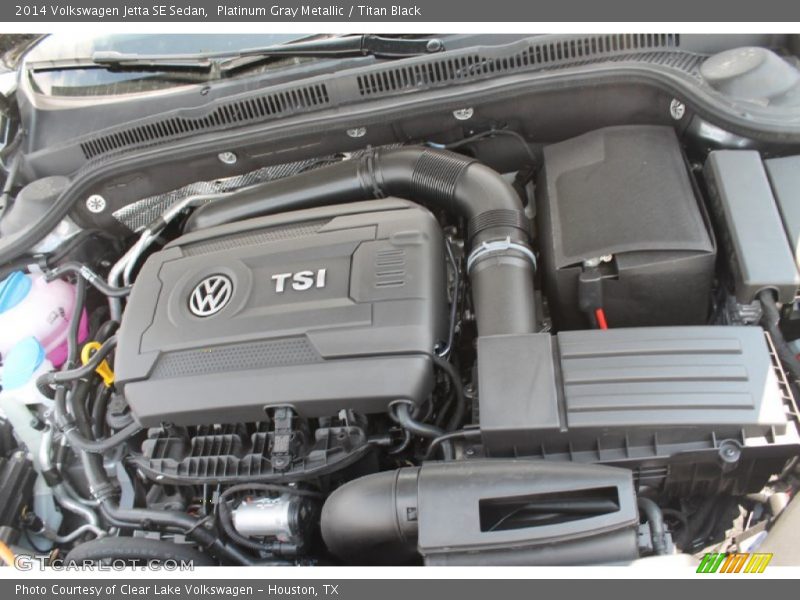 Platinum Gray Metallic / Titan Black 2014 Volkswagen Jetta SE Sedan