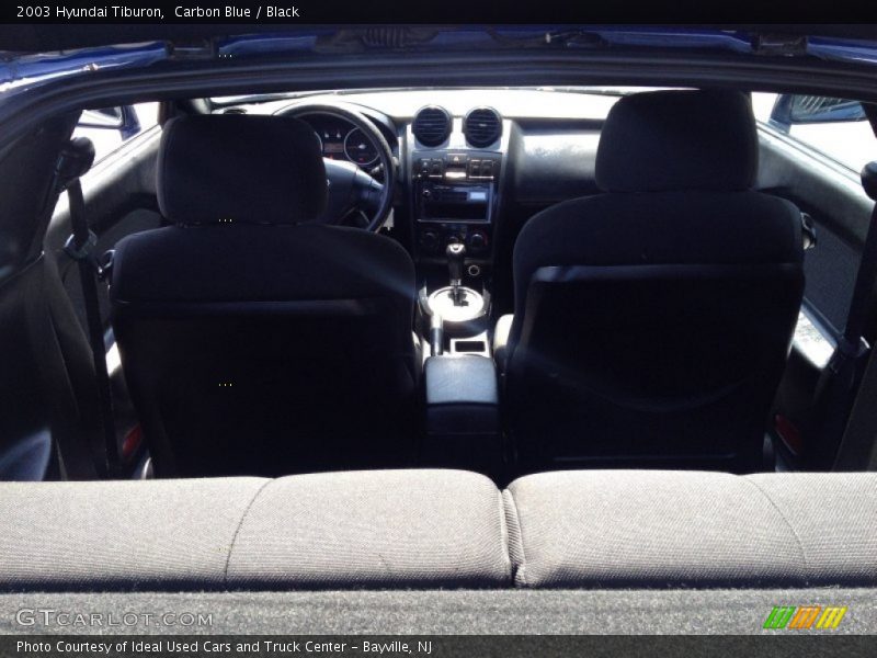 Carbon Blue / Black 2003 Hyundai Tiburon