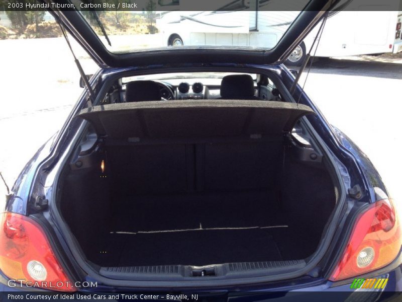 Carbon Blue / Black 2003 Hyundai Tiburon