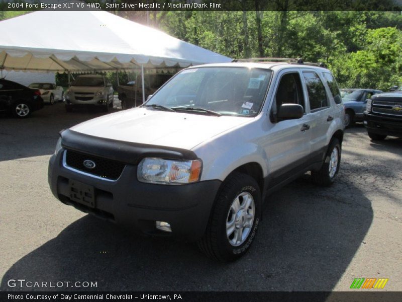 Satin Silver Metallic / Medium/Dark Flint 2004 Ford Escape XLT V6 4WD