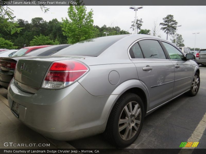 Silver Pearl Metallic / Gray 2007 Saturn Aura XE