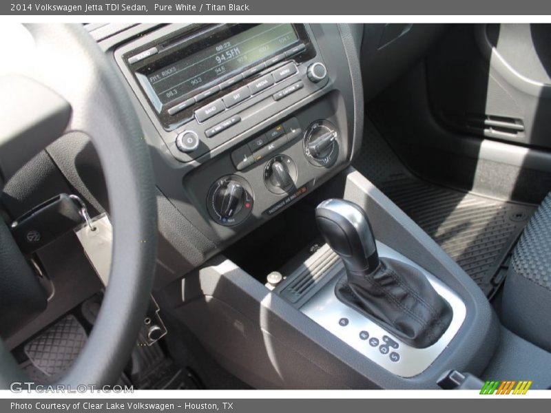 Pure White / Titan Black 2014 Volkswagen Jetta TDI Sedan