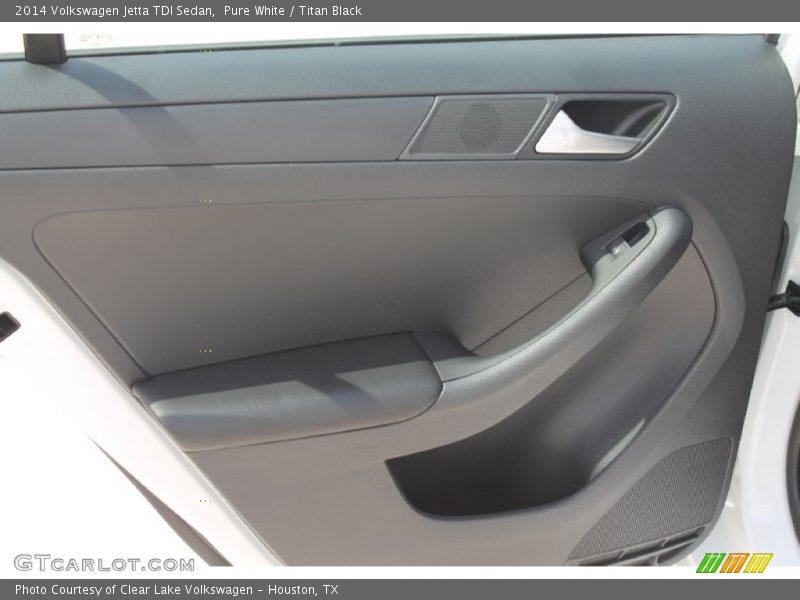 Pure White / Titan Black 2014 Volkswagen Jetta TDI Sedan