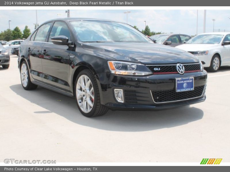 Deep Black Pearl Metallic / Titan Black 2014 Volkswagen Jetta GLI Autobahn