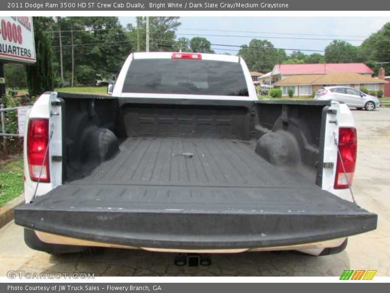 Bright White / Dark Slate Gray/Medium Graystone 2011 Dodge Ram 3500 HD ST Crew Cab Dually
