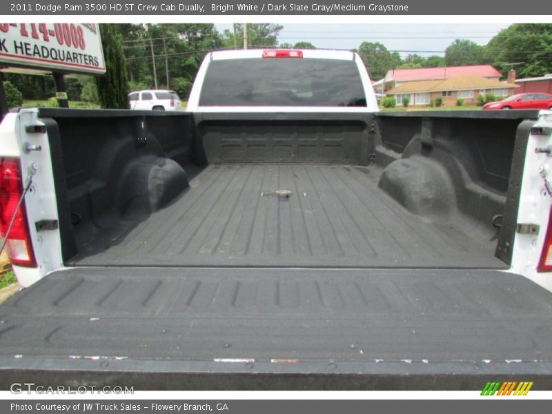 Bright White / Dark Slate Gray/Medium Graystone 2011 Dodge Ram 3500 HD ST Crew Cab Dually