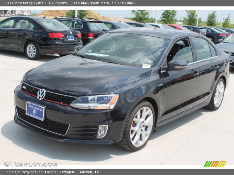Deep Black Pearl Metallic / Titan Black 2014 Volkswagen Jetta GLI Autobahn