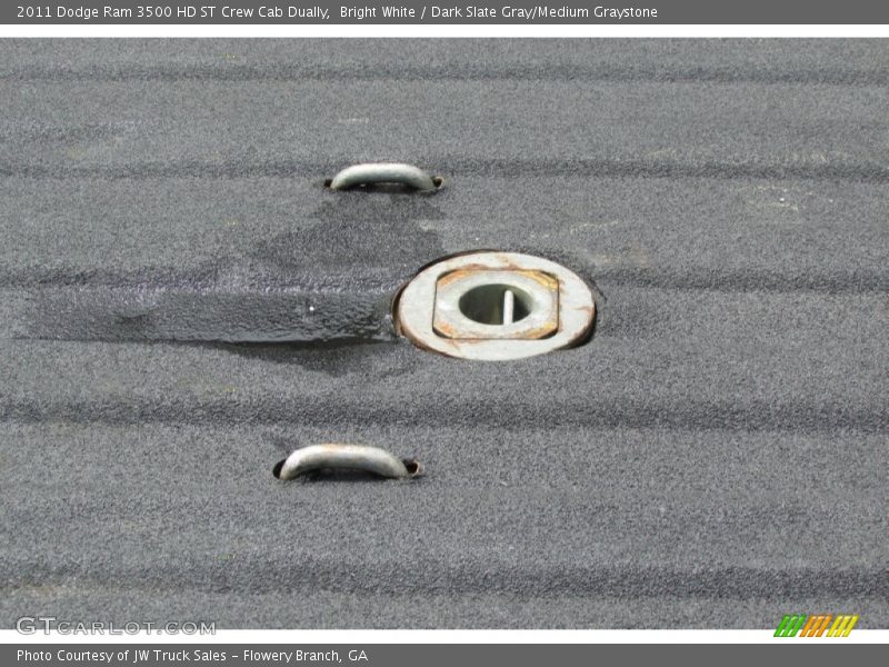 Bright White / Dark Slate Gray/Medium Graystone 2011 Dodge Ram 3500 HD ST Crew Cab Dually