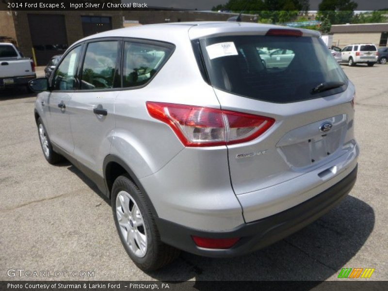 Ingot Silver / Charcoal Black 2014 Ford Escape S