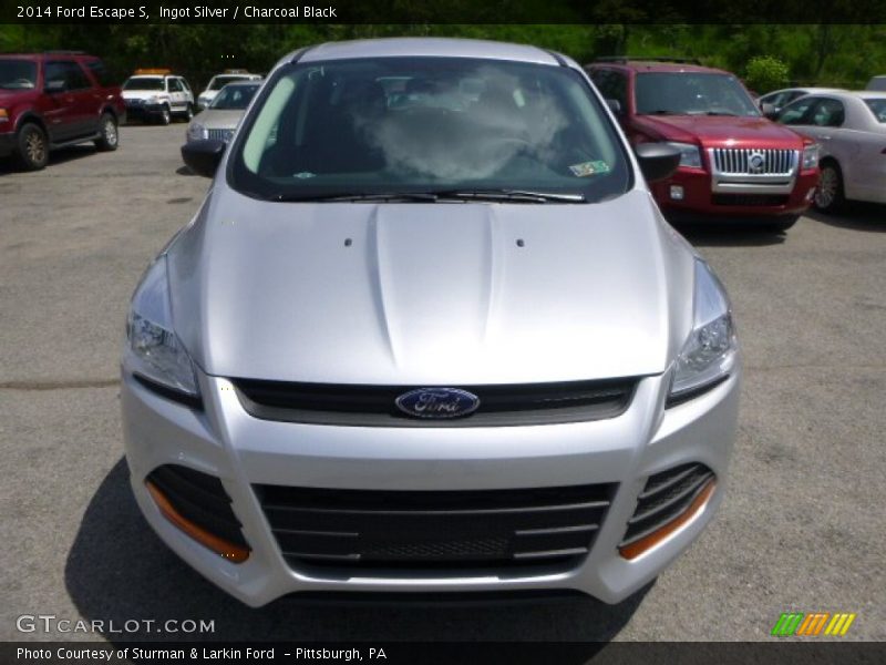 Ingot Silver / Charcoal Black 2014 Ford Escape S