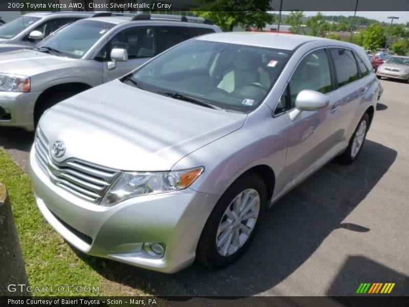 Classic Silver Metallic / Gray 2009 Toyota Venza AWD