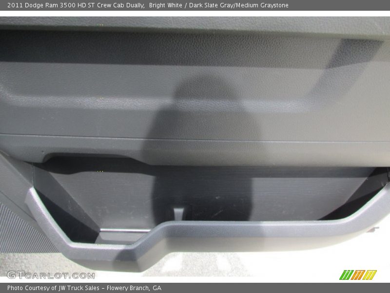 Bright White / Dark Slate Gray/Medium Graystone 2011 Dodge Ram 3500 HD ST Crew Cab Dually