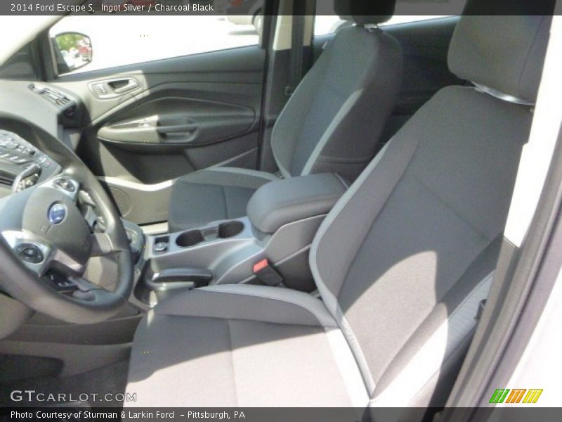Ingot Silver / Charcoal Black 2014 Ford Escape S