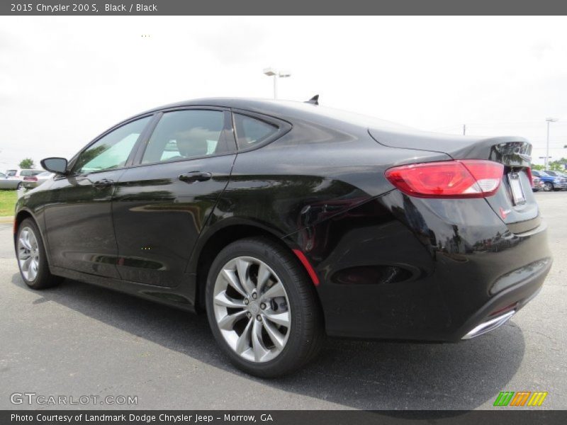 Black / Black 2015 Chrysler 200 S