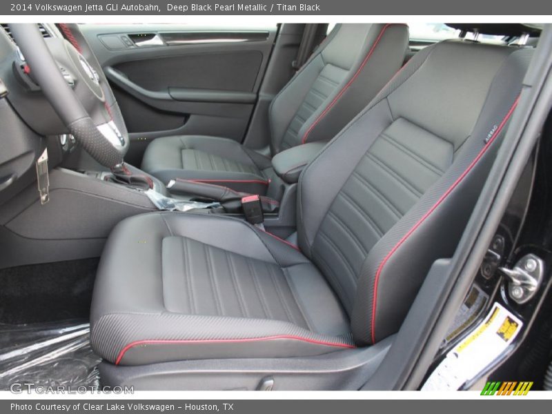 Deep Black Pearl Metallic / Titan Black 2014 Volkswagen Jetta GLI Autobahn