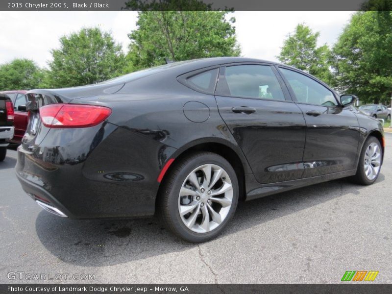 Black / Black 2015 Chrysler 200 S
