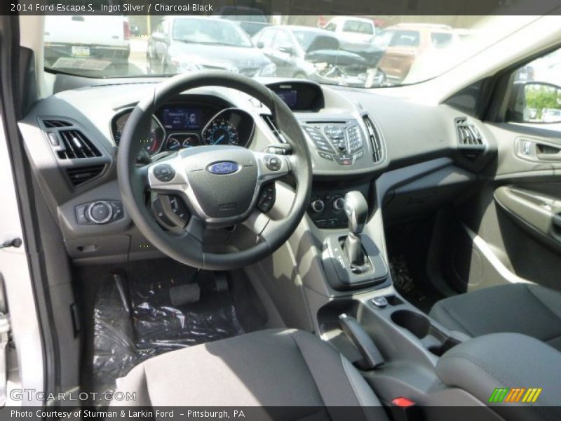 Ingot Silver / Charcoal Black 2014 Ford Escape S
