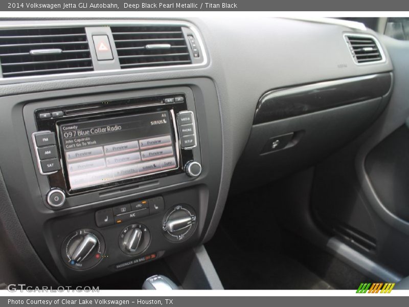 Deep Black Pearl Metallic / Titan Black 2014 Volkswagen Jetta GLI Autobahn