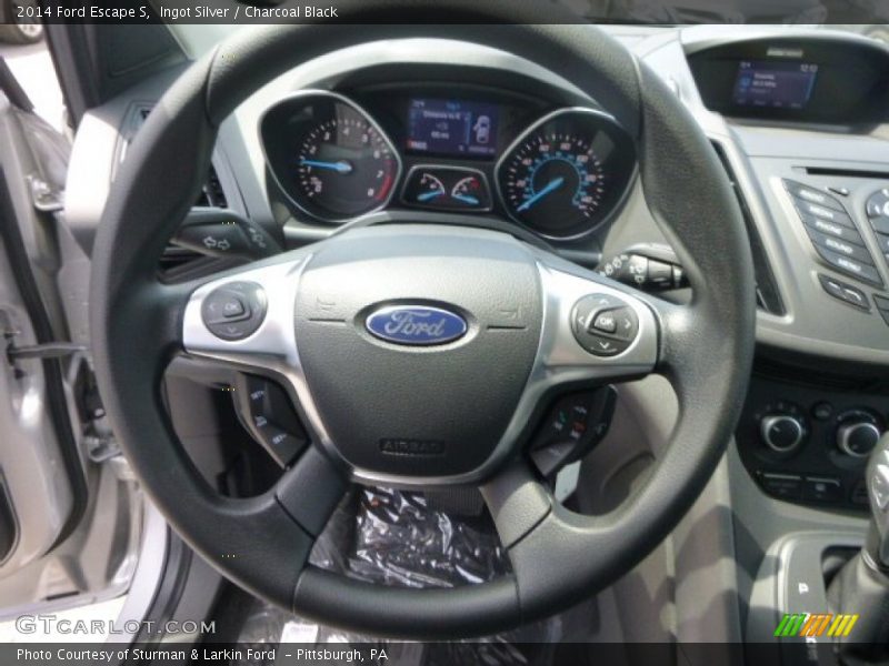 Ingot Silver / Charcoal Black 2014 Ford Escape S
