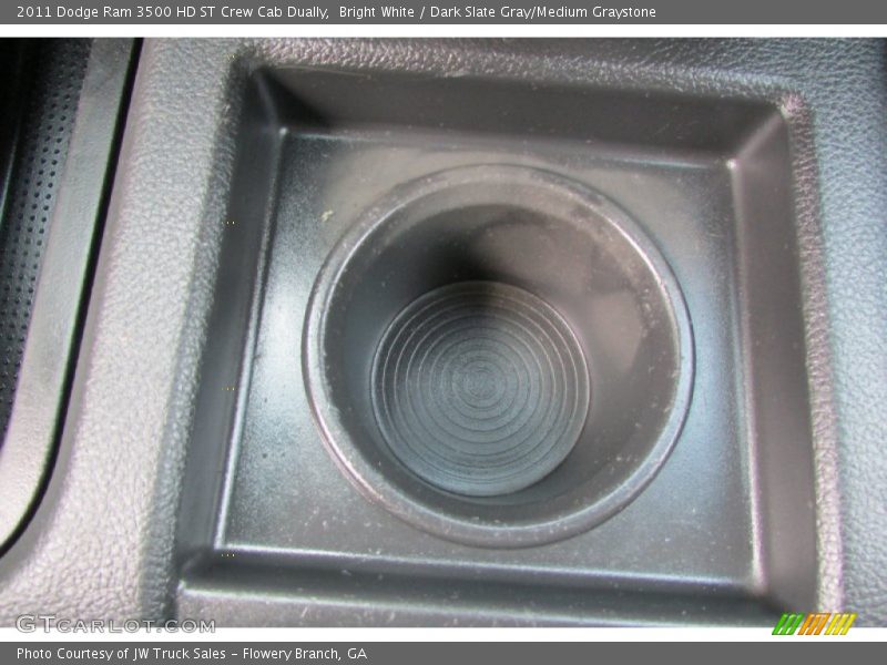 Bright White / Dark Slate Gray/Medium Graystone 2011 Dodge Ram 3500 HD ST Crew Cab Dually