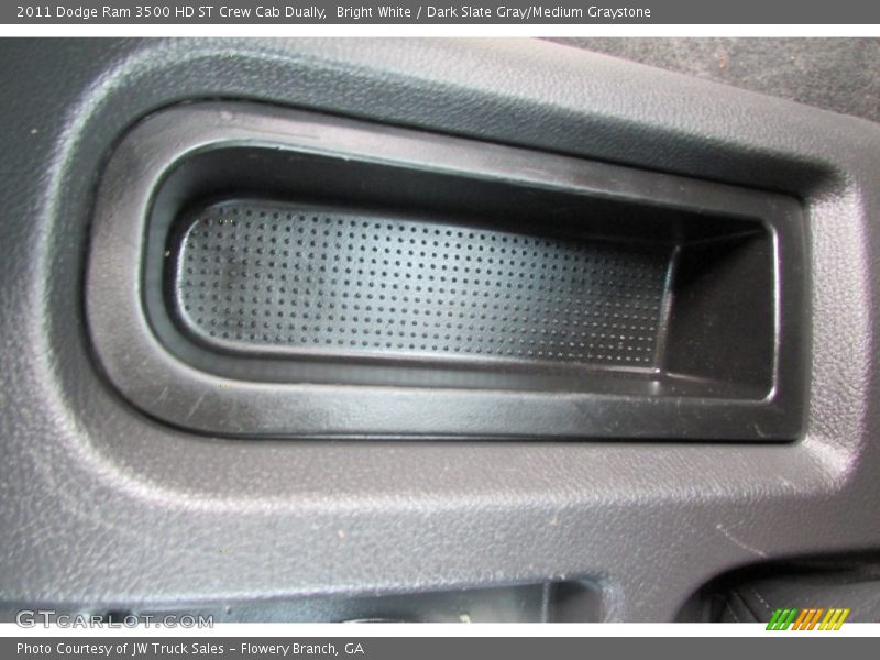 Bright White / Dark Slate Gray/Medium Graystone 2011 Dodge Ram 3500 HD ST Crew Cab Dually