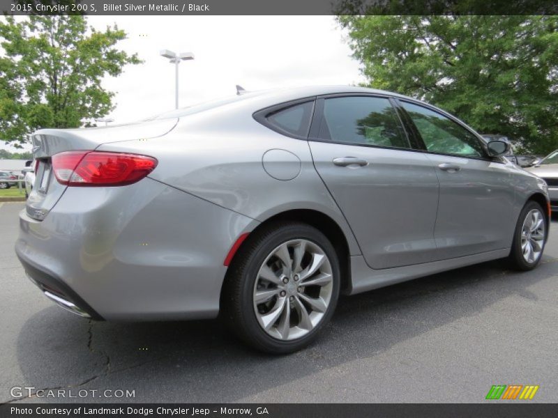Billet Silver Metallic / Black 2015 Chrysler 200 S