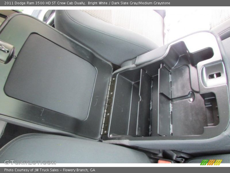 Bright White / Dark Slate Gray/Medium Graystone 2011 Dodge Ram 3500 HD ST Crew Cab Dually