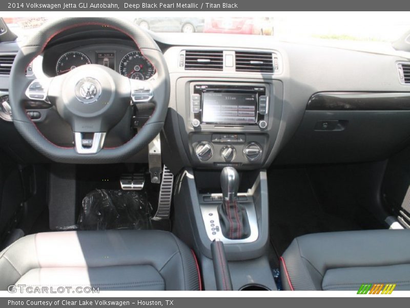 Deep Black Pearl Metallic / Titan Black 2014 Volkswagen Jetta GLI Autobahn