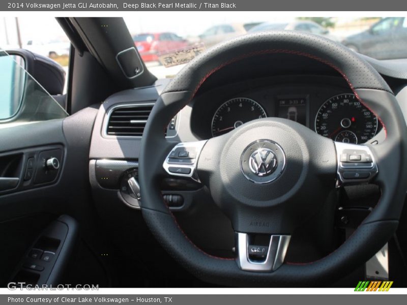 Deep Black Pearl Metallic / Titan Black 2014 Volkswagen Jetta GLI Autobahn