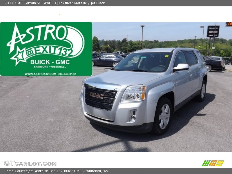 Quicksilver Metallic / Jet Black 2014 GMC Terrain SLE AWD
