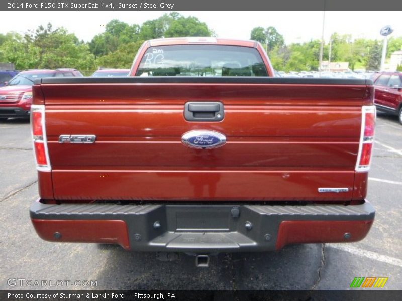 Sunset / Steel Grey 2014 Ford F150 STX SuperCab 4x4