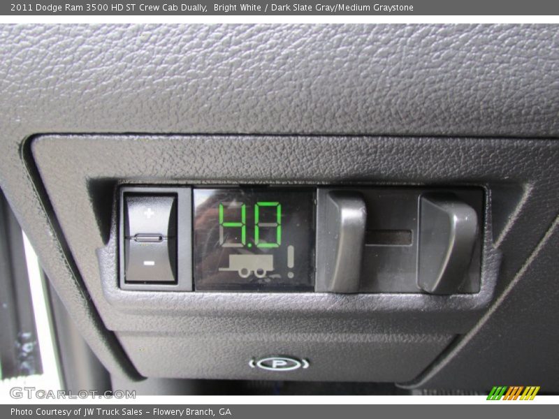 Bright White / Dark Slate Gray/Medium Graystone 2011 Dodge Ram 3500 HD ST Crew Cab Dually