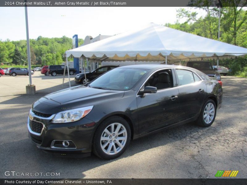 Ashen Gray Metallic / Jet Black/Titanium 2014 Chevrolet Malibu LT