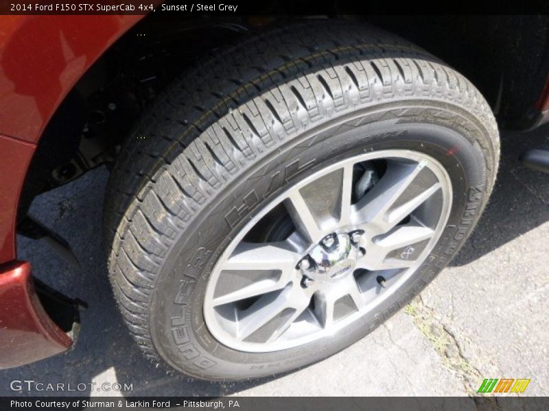 Sunset / Steel Grey 2014 Ford F150 STX SuperCab 4x4