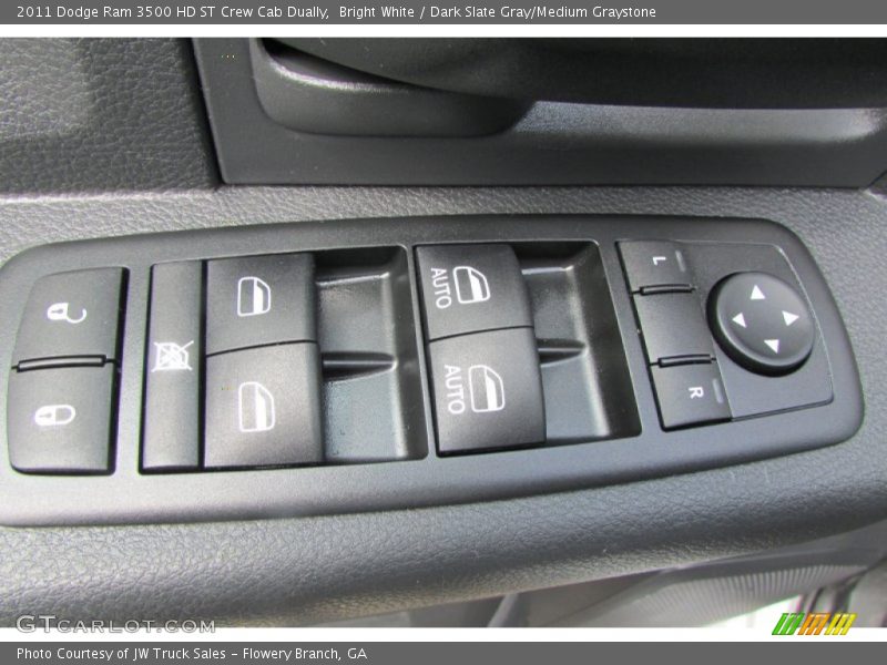 Bright White / Dark Slate Gray/Medium Graystone 2011 Dodge Ram 3500 HD ST Crew Cab Dually