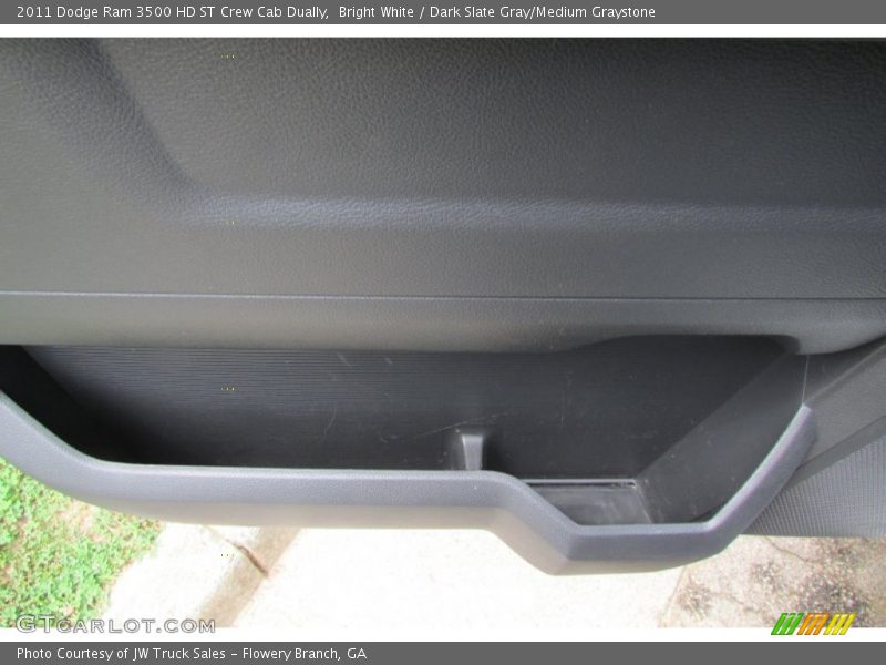 Bright White / Dark Slate Gray/Medium Graystone 2011 Dodge Ram 3500 HD ST Crew Cab Dually