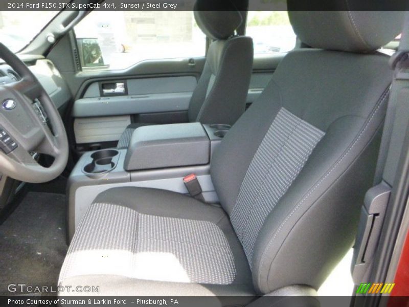 Sunset / Steel Grey 2014 Ford F150 STX SuperCab 4x4