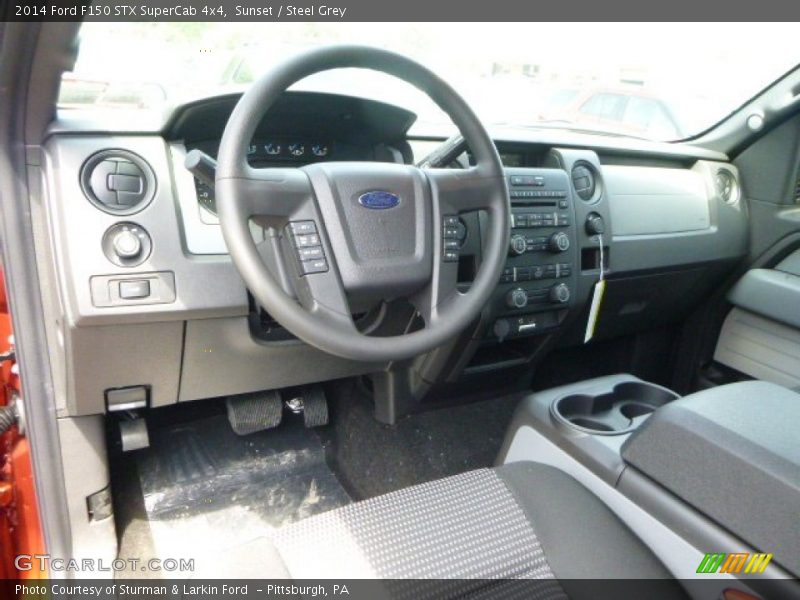 Sunset / Steel Grey 2014 Ford F150 STX SuperCab 4x4