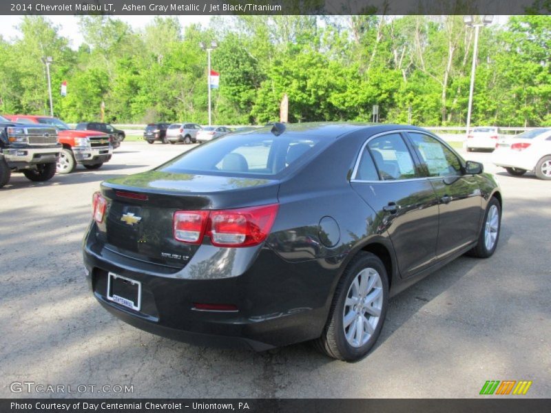Ashen Gray Metallic / Jet Black/Titanium 2014 Chevrolet Malibu LT
