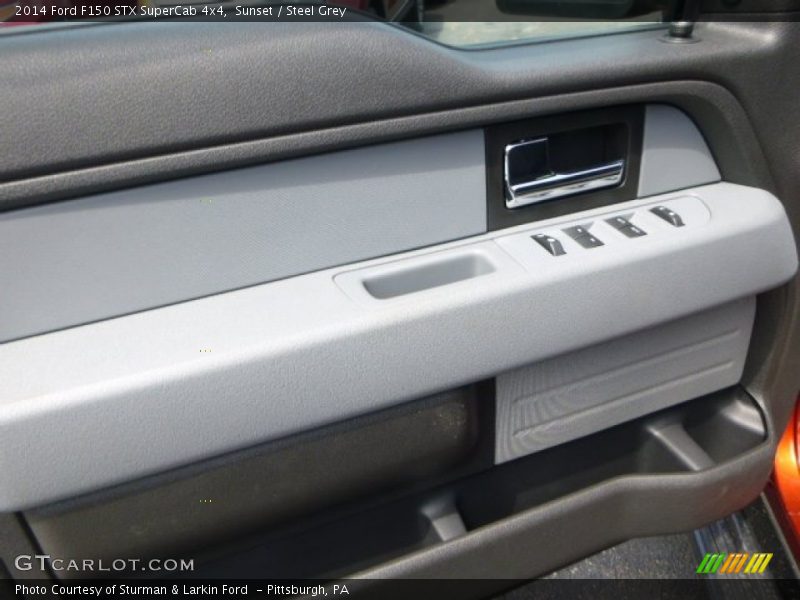 Sunset / Steel Grey 2014 Ford F150 STX SuperCab 4x4