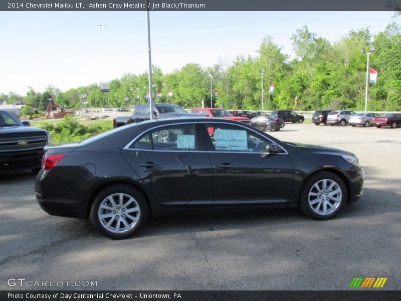 Ashen Gray Metallic / Jet Black/Titanium 2014 Chevrolet Malibu LT