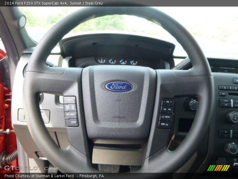 Sunset / Steel Grey 2014 Ford F150 STX SuperCab 4x4